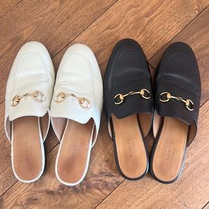 Used Gucci Loafers White & Black